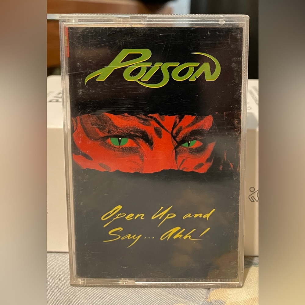 OPEN UP AND SAY AHH by POISON (CASSETTE, 1988)